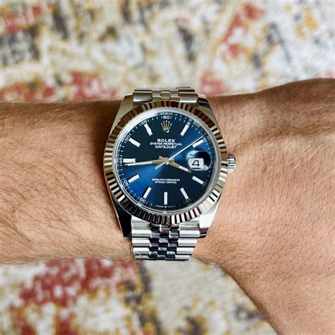 rolex datejust 41 wimbledon fluted jubilee|Rolex Datejust 41 fluted bezel.